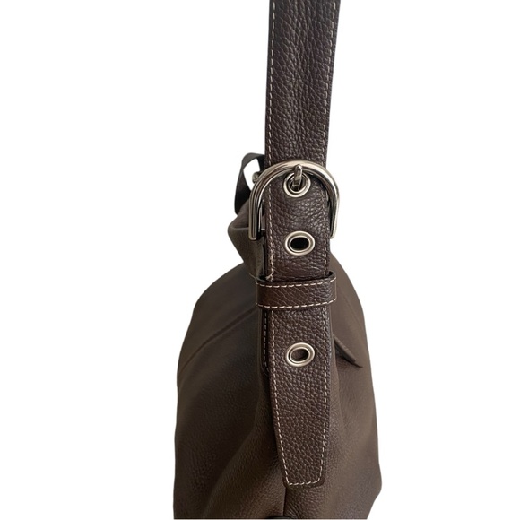 Coach 100% Leather Duffle Cross Body Bag - Picture 5 of 11